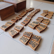 Load image into Gallery viewer, #C329 - Fancy Shogi Pieces - Vintage