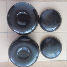 Load image into Gallery viewer, #C357 - Mystery Shell Set - Size 32 Go Stones and Go Bowls Set - Slate & Shell - Lacquered Bowls