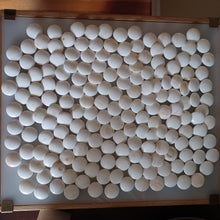 Load image into Gallery viewer, #C365 - Size 25 Slate and Shell Go Stones (Japanese) and Go Bowls (Chestnut) Set - Suwabute
