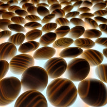 Load image into Gallery viewer, #C369 - Size 34 Go Stones (Slate and Clamshell) and Go Bowls (Red Oak) Set