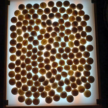 Load image into Gallery viewer, #C371 - Size 34 Go Stones (Slate and Clamshell) and Go Bowls (Mulberry / Cherry) Set