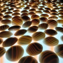 Load image into Gallery viewer, #C371 - Size 34 Go Stones (Slate and Clamshell) and Go Bowls (Mulberry / Cherry) Set