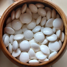 Load image into Gallery viewer, #C372 - Size 34 Go Stones (Slate and Clamshell) and Go Bowls (Mulberry / Keyaki) Set