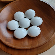 Load image into Gallery viewer, #C372 - Size 34 Go Stones (Slate and Clamshell) and Go Bowls (Mulberry / Keyaki) Set