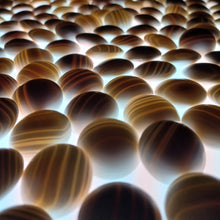 Load image into Gallery viewer, #C372 - Size 34 Go Stones (Slate and Clamshell) and Go Bowls (Mulberry / Keyaki) Set