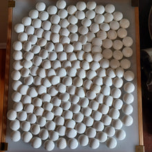 Load image into Gallery viewer, #C372 - Size 34 Go Stones (Slate and Clamshell) and Go Bowls (Mulberry / Keyaki) Set