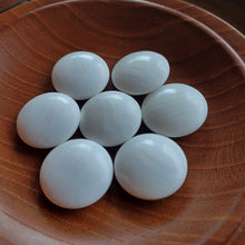 Load image into Gallery viewer, #C374 - Size 30 Slate and Shell Go Stones (Japanese) and Go Bowls (Keyaki) Set - Suwabute