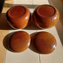 Load image into Gallery viewer, #C387 - Size 32 Go Stones (Slate and Shell) and Go Bowls (Quince) Set
