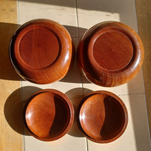 Load image into Gallery viewer, #C387 - Size 32 Go Stones (Slate and Shell) and Go Bowls (Quince) Set
