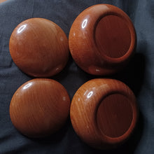 Load image into Gallery viewer, #C387 - Size 32 Go Stones (Slate and Shell) and Go Bowls (Quince) Set