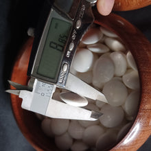 Load image into Gallery viewer, #C387 - Size 32 Go Stones (Slate and Shell) and Go Bowls (Quince) Set