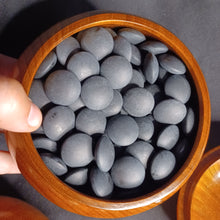 Load image into Gallery viewer, #C388 - Size 36 Go Stones (Slate and Clamshell) and Go Bowls (Camphor) Set