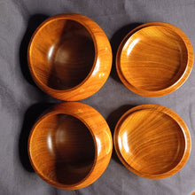 Load image into Gallery viewer, #C388 - Size 36 Go Stones (Slate and Clamshell) and Go Bowls (Camphor) Set
