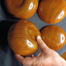 Load image into Gallery viewer, #C388 - Size 36 Go Stones (Slate and Clamshell) and Go Bowls (Camphor) Set