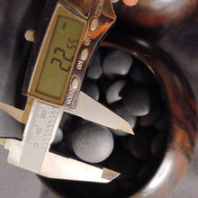 Load image into Gallery viewer, #C391 - Size 30 Go Stones (Slate & Shell) and Go Bowls (Ebony) Set - Snow