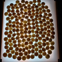Load image into Gallery viewer, #C391 - Size 30 Go Stones (Slate & Shell) and Go Bowls (Ebony) Set - Snow