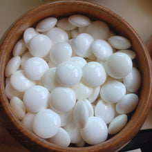Load image into Gallery viewer, #C392 - Size 36 Go Stones (Slate and Clamshell) and Go Bowls (Keyaki) Set