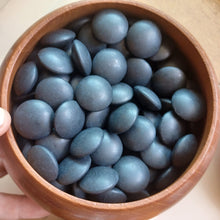 Load image into Gallery viewer, #C392 - Size 36 Go Stones (Slate and Clamshell) and Go Bowls (Keyaki) Set