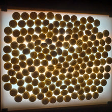 Load image into Gallery viewer, #C392 - Size 36 Go Stones (Slate and Clamshell) and Go Bowls (Keyaki) Set