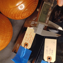 Load image into Gallery viewer, #C394 - Size 36 Slate & Shell Set - XL Keyaki bowls by Kaishi