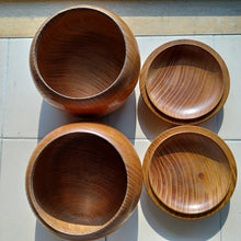Load image into Gallery viewer, #C395 - Size 33 Slate & Shell Set (Snow) - XL Keyaki bowls