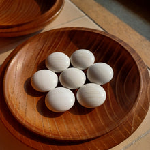Load image into Gallery viewer, #C395 - Size 33 Slate & Shell Set (Snow) - XL Keyaki bowls