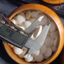 Load image into Gallery viewer, #C395 - Size 33 Slate & Shell Set (Snow) - XL Keyaki bowls