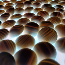Load image into Gallery viewer, #C396 - Size 32 Go Stones (Slate & Shell) and Go Bowls (Pear) Set - Moon / Snow
