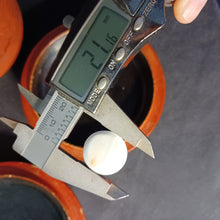 Load image into Gallery viewer, #C399 - Size 15 Slate and Shell Set - Antique - Lacquered Bowls - Japanese Clamshell