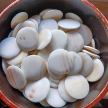 Load image into Gallery viewer, #C399 - Size 15 Slate and Shell Set - Antique - Lacquered Bowls - Japanese Clamshell