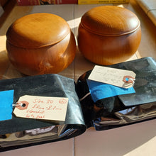 Load image into Gallery viewer, #C402 - Size 30 Slate & Shell Set (Moon/Snow) - XL Keyaki bowls