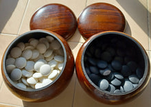 Load image into Gallery viewer, #C404 - Resin Go Stones and Resin Go Bowls Set