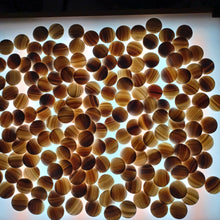Load image into Gallery viewer, #C411 - Size 15 Go Stones (Japanese Slate and Clamshell) and Go Bowls (Lacquered) Set
