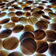 Load image into Gallery viewer, #C411 - Size 15 Go Stones (Japanese Slate and Clamshell) and Go Bowls (Lacquered) Set