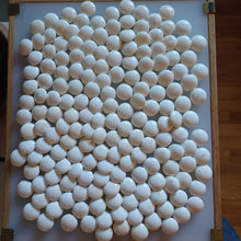 Load image into Gallery viewer, #C415 - Size 34 Slate and Shell Go Stones (Japanese) and Go Bowls (Keyaki) Set - Suwabute