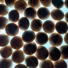 Load image into Gallery viewer, #C415 - Size 34 Slate and Shell Go Stones (Japanese) and Go Bowls (Keyaki) Set - Suwabute