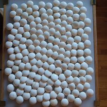 Load image into Gallery viewer, #C415 - Size 34 Slate and Shell Go Stones (Japanese) and Go Bowls (Keyaki) Set - Suwabute