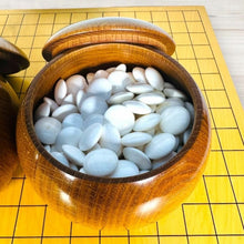 Load image into Gallery viewer, #J1425255 - 13.5cm Floor Board Set - Kaya - Kiomote - Size 32 Slate & Shell - Oak Bowls - Free FedEx Shipping