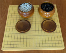 Load image into Gallery viewer, #C422 - Table Board Set - Steve's Hiba Board - Jujube Bowls - Glass Stones