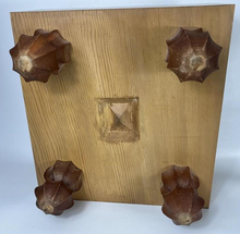 Load image into Gallery viewer, #J199822 - 17.5cm Floor Board Set - Shinkaya - Shihou-masa Cut - Cypress Bowls - Slate & Shell - Free FedEx Shipping