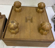 Load image into Gallery viewer, #J199657 - 17cm Floor Board - Shinkaya - Shihou-masa Cut - Paulownia Lid - Bonus Shogi Board - Free FedEx Shipping