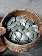 Load image into Gallery viewer, #C416 - Size 20 Slate and Shell Go Stones (Japanese) and Go Bowls Set (Chestnut)