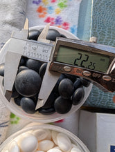 Load image into Gallery viewer, #C417 - Size 38 Slate & Shell Go Stones - Snow Grade - Original Box