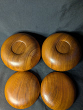 Load image into Gallery viewer, #C419 - Size 36 Slate and Shell Go Stones (Japanese) and Go Bowls (Camphor) Set - Suwabute
