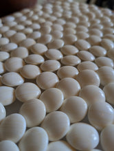 Load image into Gallery viewer, #C419 - Size 36 Slate and Shell Go Stones (Japanese) and Go Bowls (Camphor) Set - Suwabute
