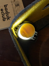 Load image into Gallery viewer, #C419 - Size 36 Slate and Shell Go Stones (Japanese) and Go Bowls (Camphor) Set - Suwabute