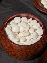 Load image into Gallery viewer, #C420 - Size 34 Go Stones (Slate and Clamshell) and Go Bowls Set