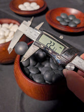 Load image into Gallery viewer, #C420 - Size 34 Go Stones (Slate and Clamshell) and Go Bowls Set