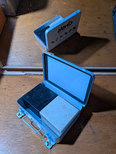 Load image into Gallery viewer, #C426 - 6mm Glass - Square Steel Bowls - Metal Storage Case