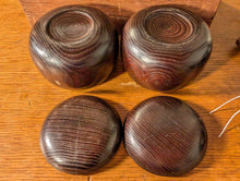 Load image into Gallery viewer, #C429 - Size 15 Slate and Shell Set - Chestnut Bowls - Japanese Clamshell - Storage Box
